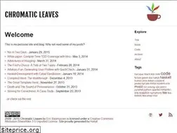 Sites similar to chromaticleaves.com