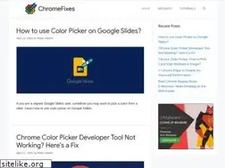Sites similar to chromefixes.com