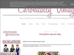 Sites similar to chronicallyvintage.com