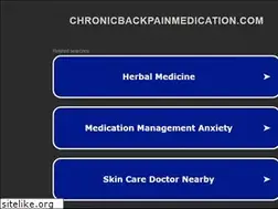 Sites similar to chronicbackpainmedication.com