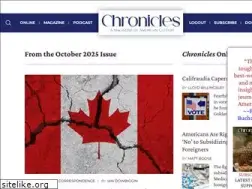 Sites similar to chroniclesmagazine.org