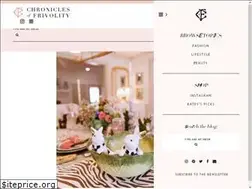 Sites similar to chroniclesoffrivolity.com