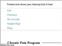 Sites similar to chronicpainprogram.com