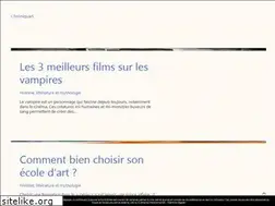 Sites similar to chroniquart.com