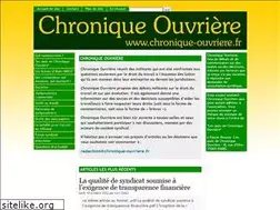 Sites similar to chronique-ouvriere.fr