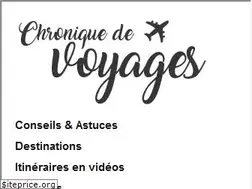 Sites similar to chroniquedevoyages.fr