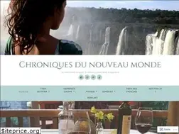 Sites similar to chroniquesdunouveaumonde.com