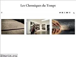 Sites similar to chroniquesdutemps.com