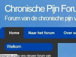 Sites similar to chronischepijnforum.be