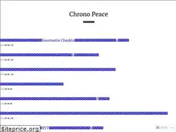 Sites similar to chronopeace.com