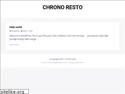 Sites similar to chronoresto.fr