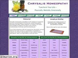 Sites similar to chrysalishomeopathy.com