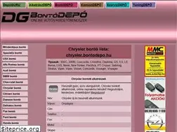Sites similar to chrysler.bontodepo.hu