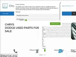 Sites similar to chryslerbreakers.co.uk