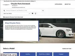 Sites similar to chryslerpartsoverstock.com