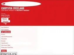 Sites similar to chrystiafreeland.ca