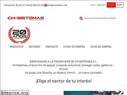 Sites similar to chsistemas.com
