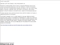 Sites similar to chuckcarpenter.mit-license.org