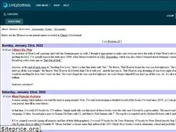 Sites similar to chuckro.livejournal.com