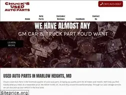 Sites similar to chucksautoparts.com