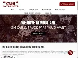 Sites similar to chucksusedautoparts.com