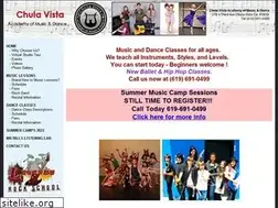 Sites similar to chulavistaacademyofmusic.com