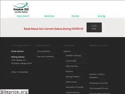Sites similar to church213.com