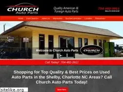 Sites similar to churchautoparts.com