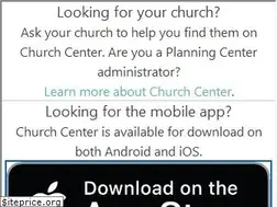 Sites similar to churchcenter.com