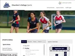 Sites similar to churcherscollegesport.com