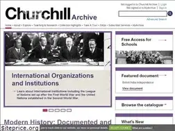 Sites similar to churchillarchive.com