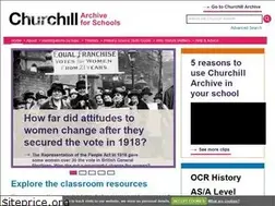 Sites similar to churchillarchiveforschools.com