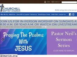 Sites similar to churchillbaptist.org