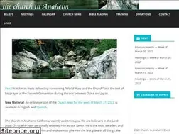 Sites similar to churchinanaheim.org