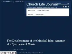 Sites similar to churchlifejournal.nd.edu