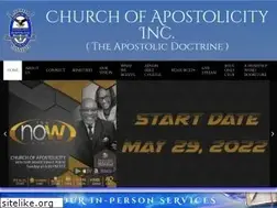 Sites similar to churchofapostolicity.org