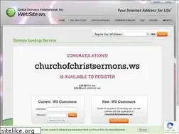 Sites similar to churchofchristsermons.ws