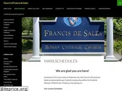 Sites similar to churchoffrancisdesales.org