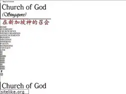 Sites similar to churchofgodsingapore.net