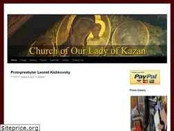 Sites similar to churchofourladyofkazan.org