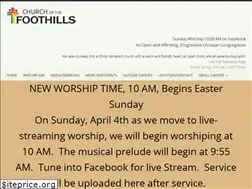 Sites similar to churchofthefoothills.org