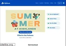 Sites similar to churchofthehighlands.com