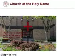 Sites similar to churchoftheholyname.org