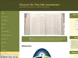 Sites similar to churchonthehilljonestown.com