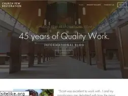 Sites similar to churchpewrestoration.com