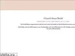 Sites similar to churchstreetbridal.com