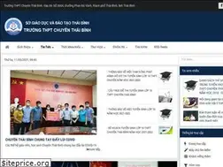 Sites similar to chuyenthaibinh.edu.vn