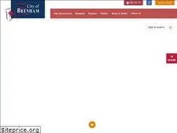 Sites similar to ci.brenham.tx.us