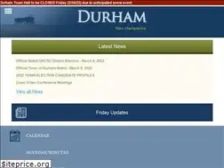 Sites similar to ci.durham.nh.us