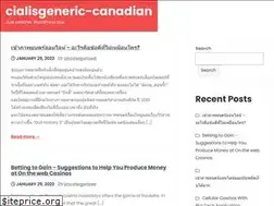 Sites similar to cialisgeneric-canadian.com